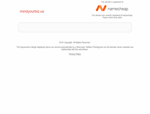 Tablet Screenshot of mindyourbiz.us